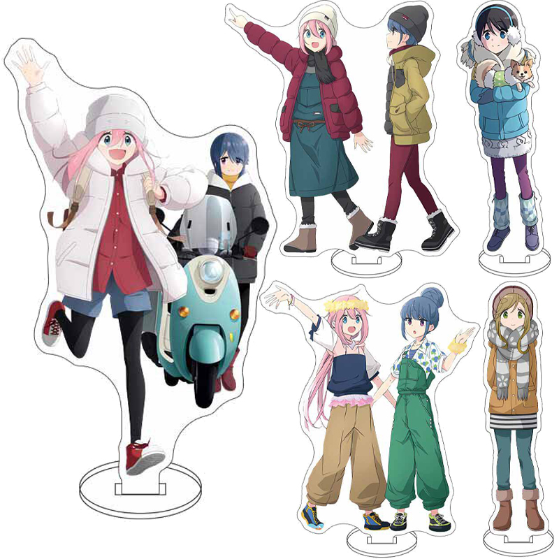 Figma Stand Set - 16CM Anime ‌Yuru Camp Figure Rin