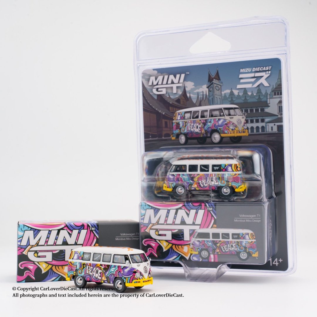 MINIGT 1:64 Volkswagen T1 Micr - огляд і ціна Die Cast Car 1 64