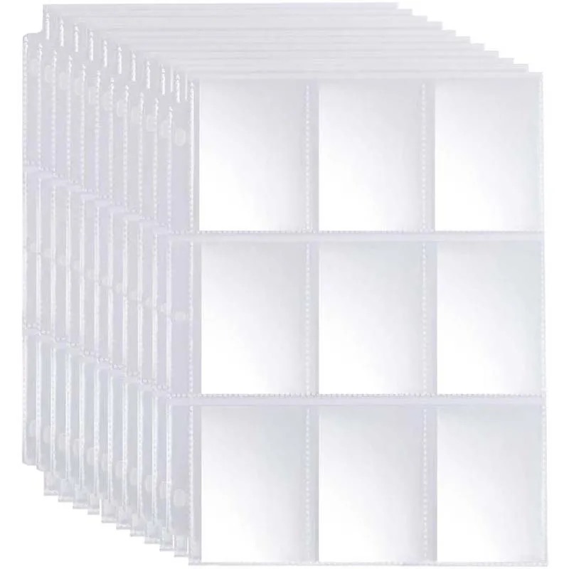 50pcs 9 Pocket Trading Gaming  - огляд і ціна Trading Card Binder